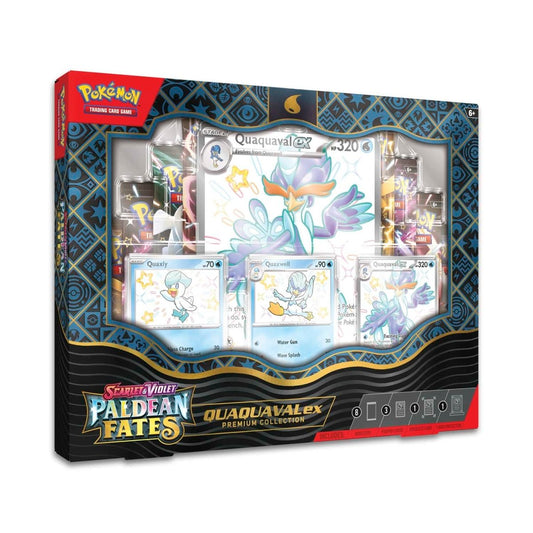 Pokémon Paldean Fates Quaquaval ex Premium Collection