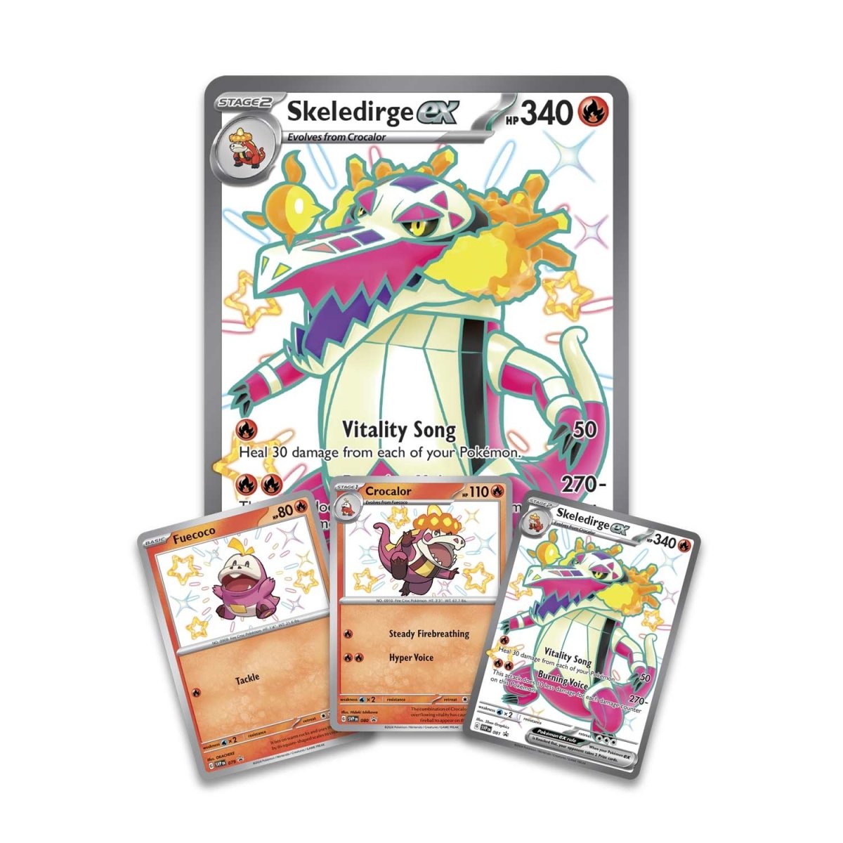 Pokémon Paldean Fates Skeledirge ex Premium Collection