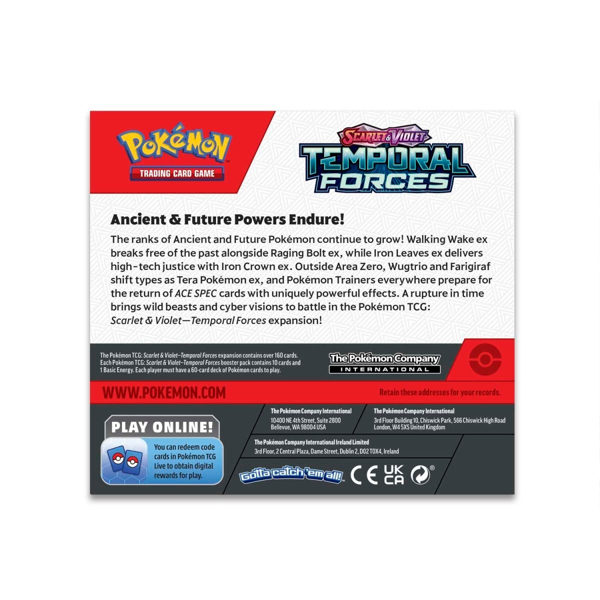 Pokemon Scarlet & Violet: Temporal Forces Booster Pack