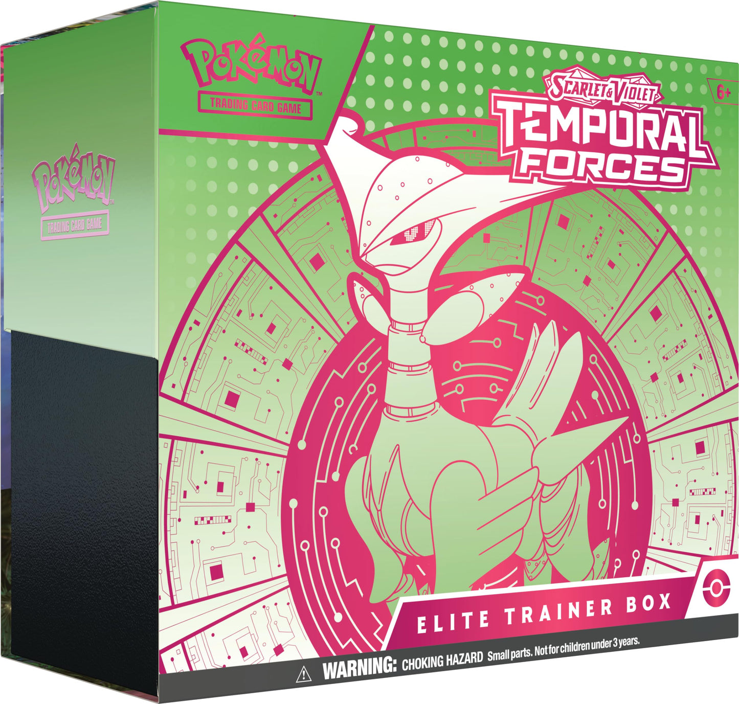 Pokemon Scarlet & Violet: Temporal Forces Elite Trainer Box - Iron Leaves