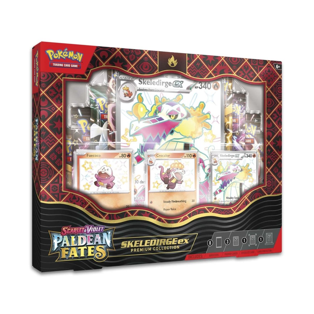 Pokémon Paldean Fates Skeledirge ex Premium Collection