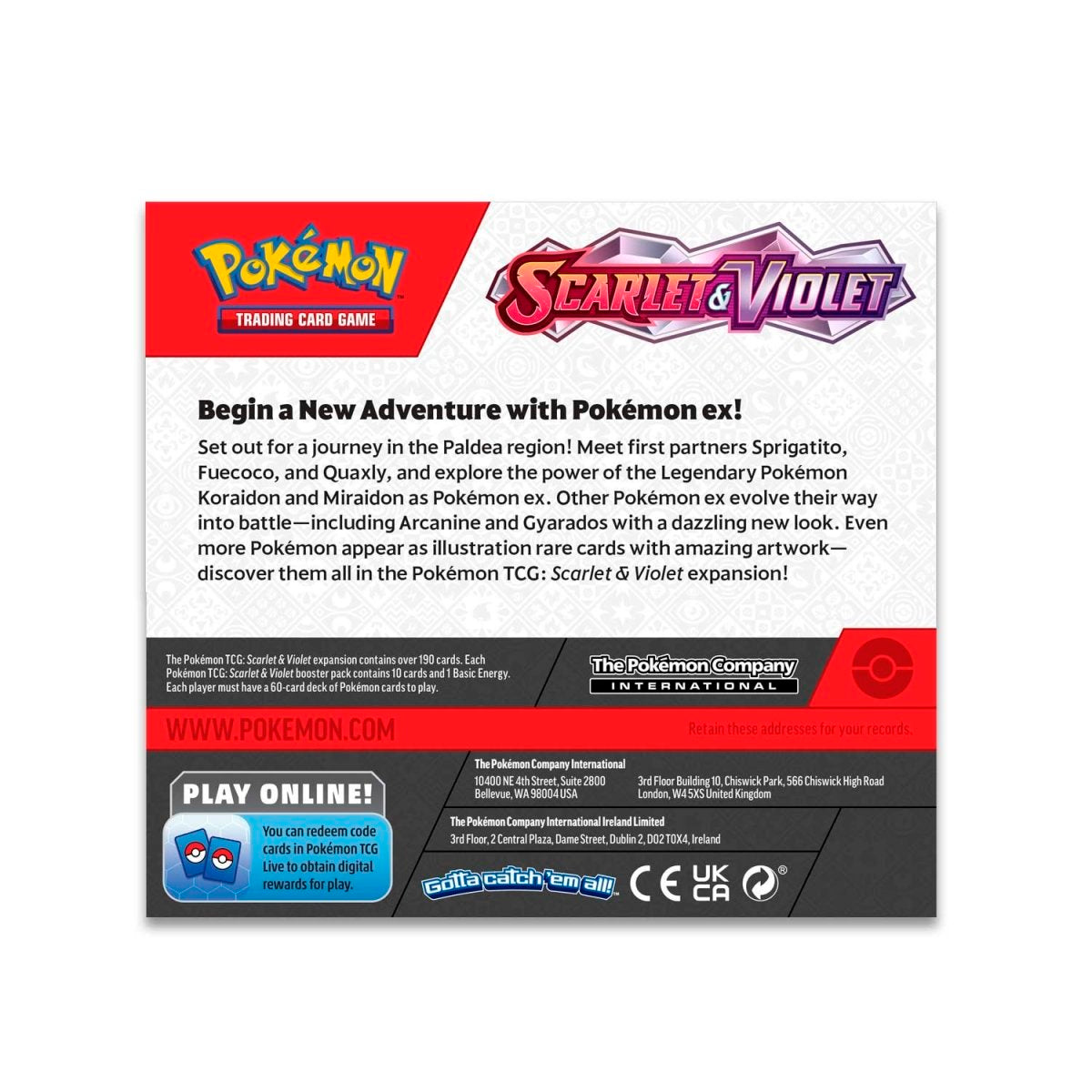 Pokemon Scarlet & Violet Booster Pack