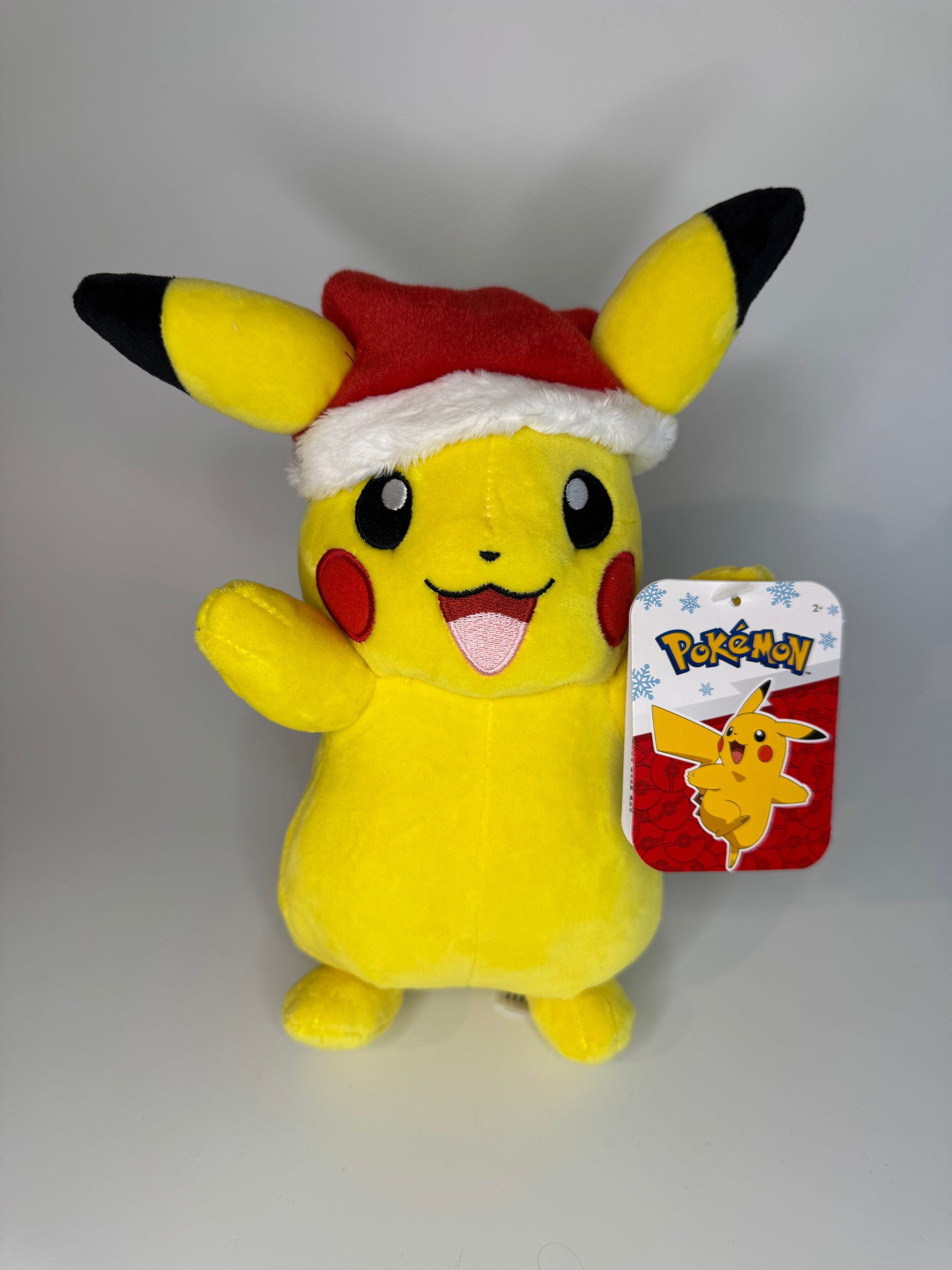 Pokemon 8" Holiday Plush - Pikachu with Santa Hat