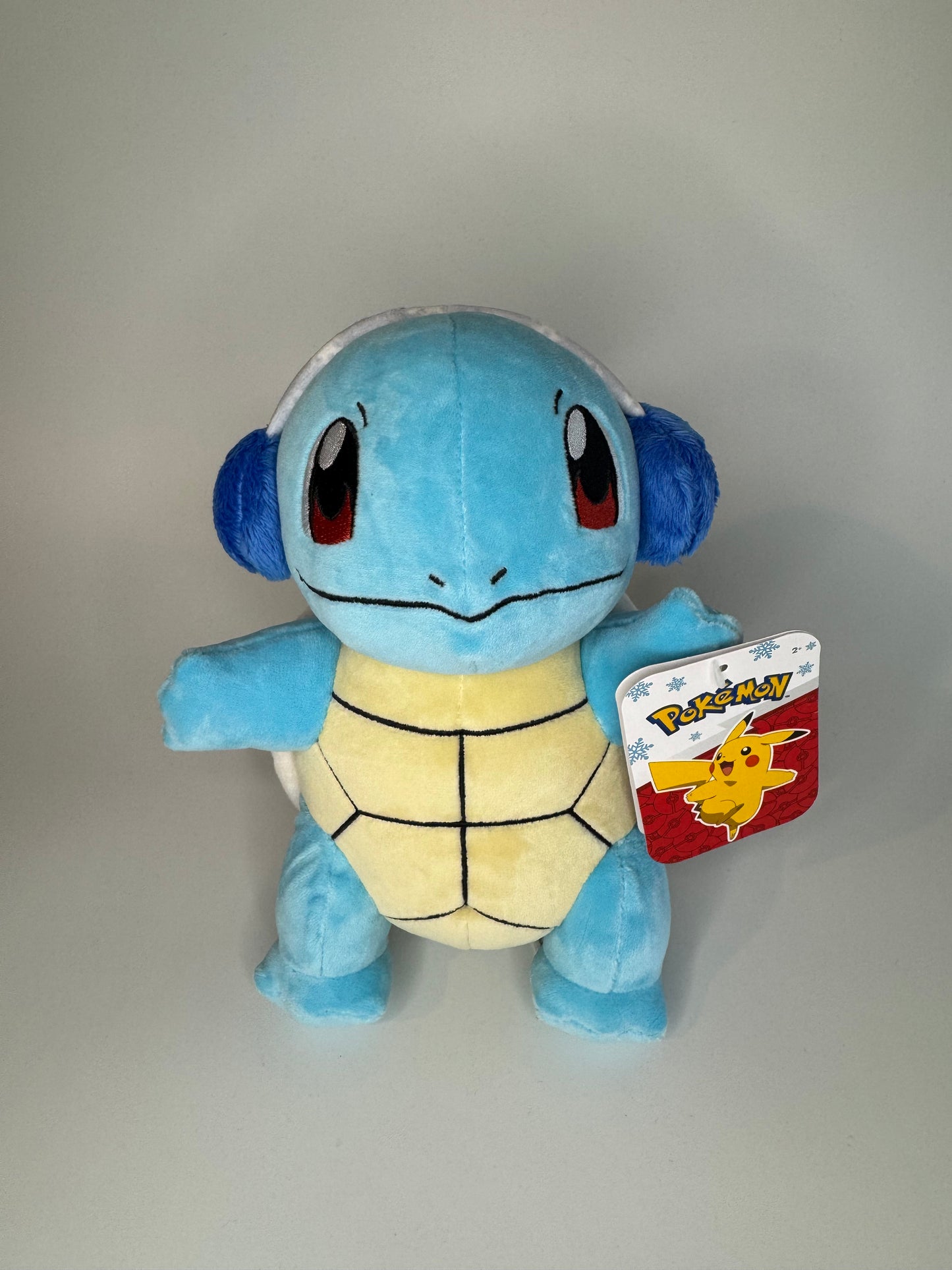 Pokemon 8" Holiday Plush - Squirtle with Ear Muffs