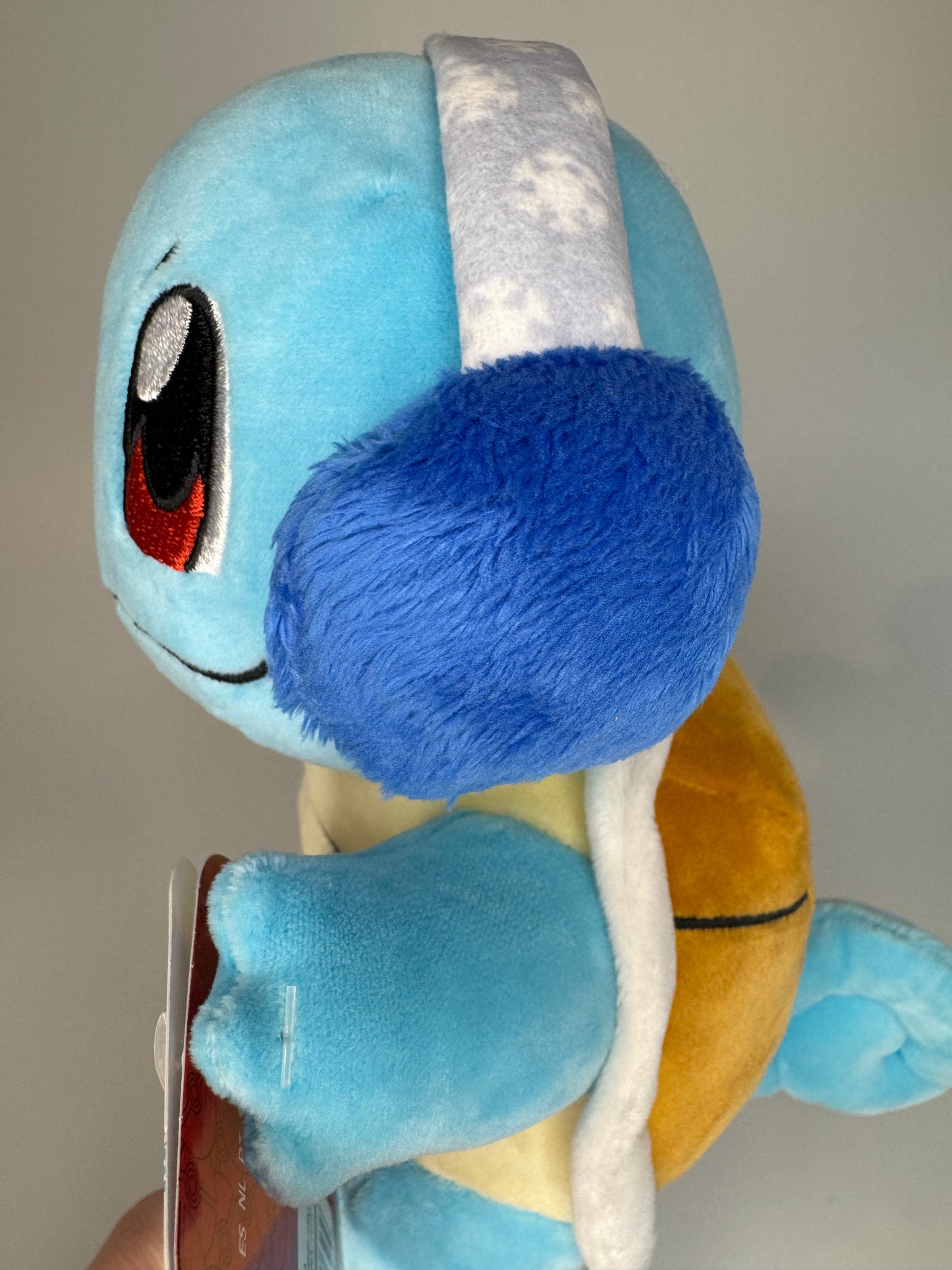 Pokemon 8" Holiday Plush - Squirtle with Ear Muffs