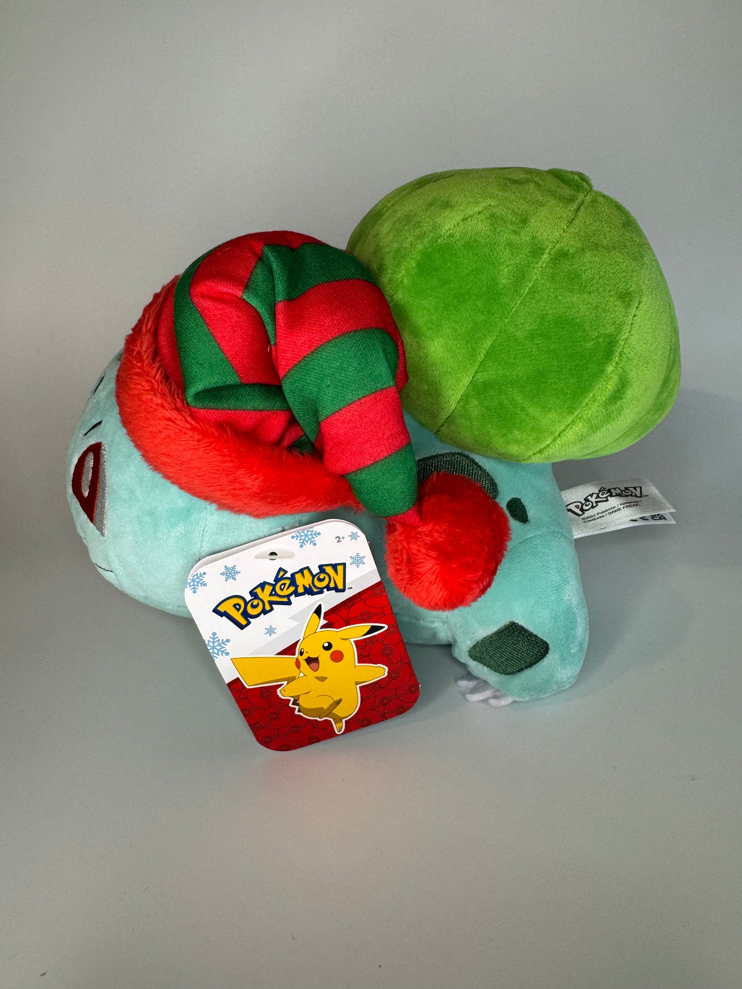 Pokemon 8" Holiday Plush - Bulbasaur with Elf Hat