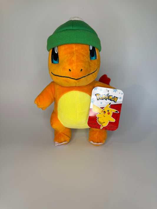 Pokemon 8" Holiday Plush - Charmander with Beanie