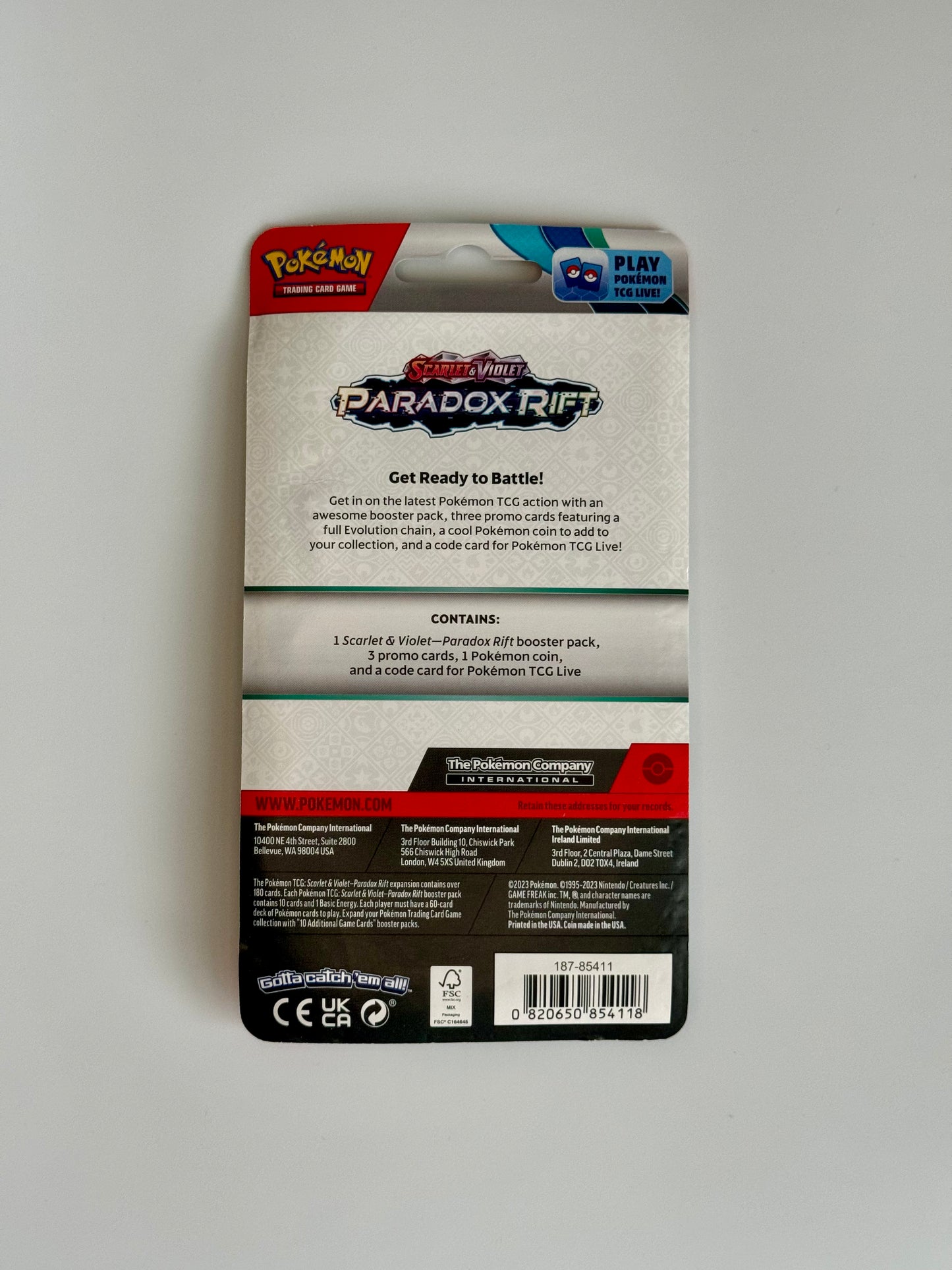 Pokemon Scarlet & Violet: Stellar Crown Blister Pack - Iron Thorns