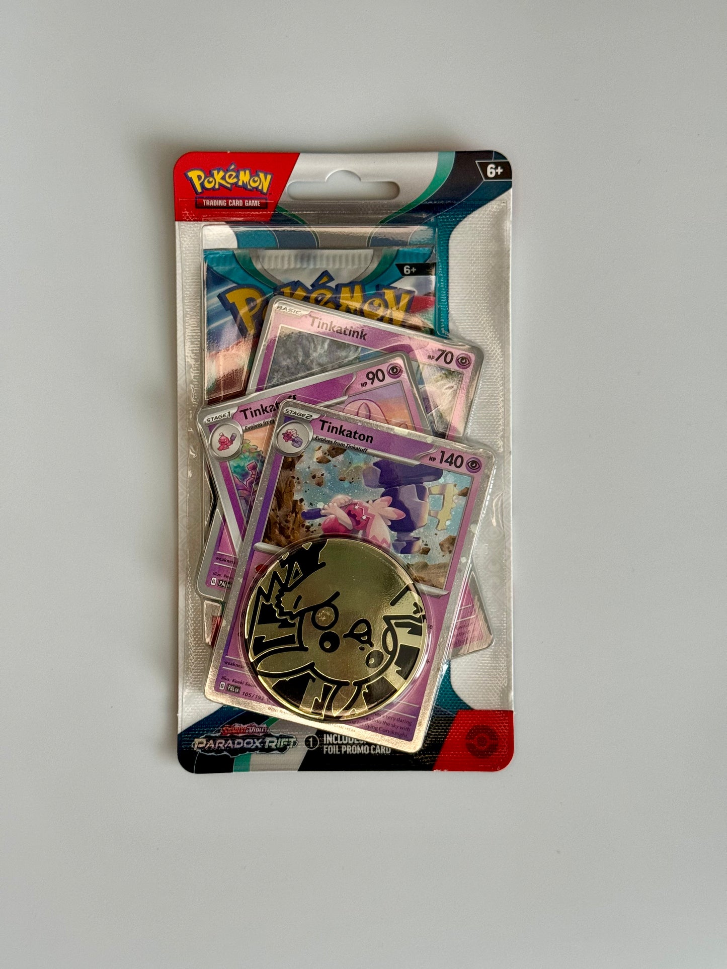 Pokemon Scarlet & Violet: Paradox Rift Blister Pack - Tinkaton