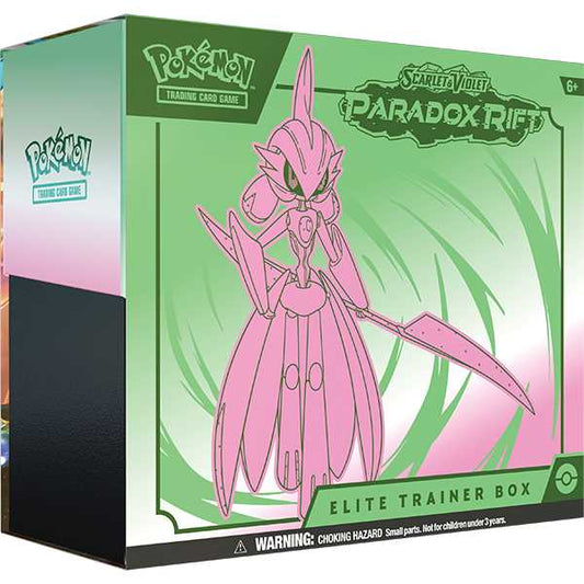 Pokemon Scarlet & Violet: Paradox Rift Elite Trainer Box - Iron Valiant