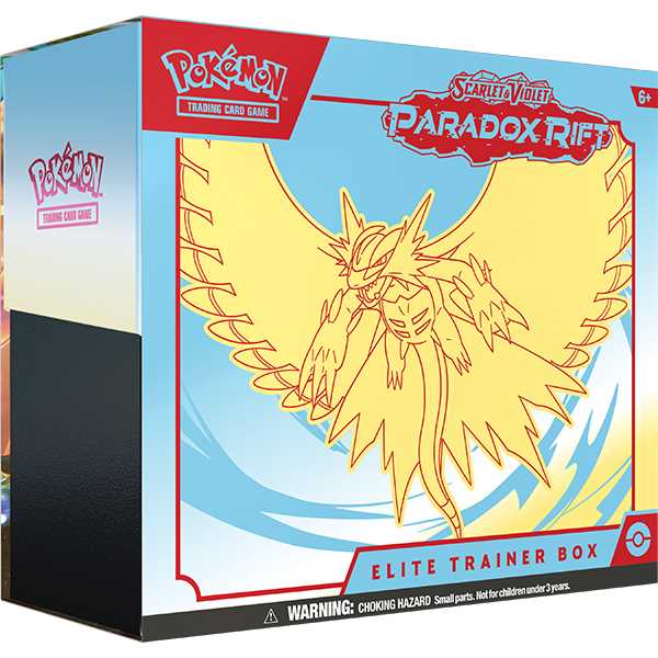 Pokemon Scarlet & Violet: Paradox Rift Elite Trainer Box - Roaring Moon