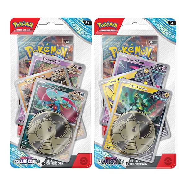 Pokemon Scarlet & Violet: Stellar Crown Blister Pack - Iron Thorns