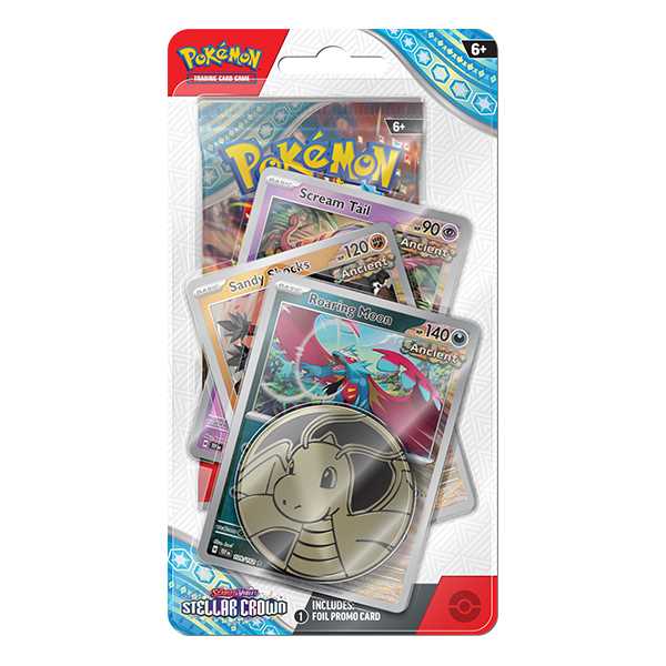 Pokemon Scarlet & Violet: Stellar Crown Blister Pack - Roaring Moon