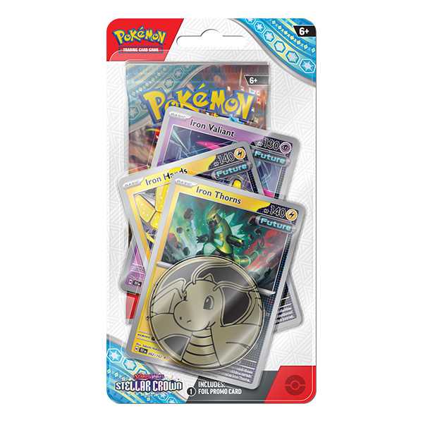 Pokemon Scarlet & Violet: Stellar Crown Blister Pack - Iron Thorns