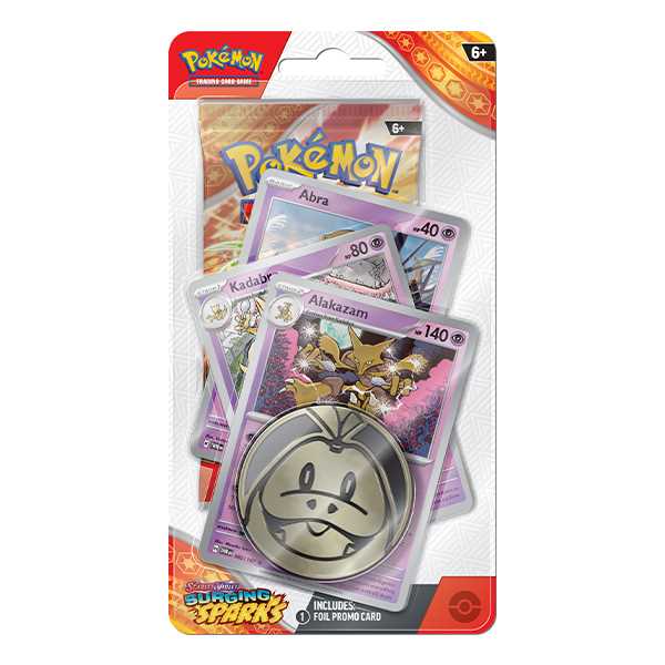 Pokemon Scarlet & Violet: Surging Sparks Blister Pack - Alakazam