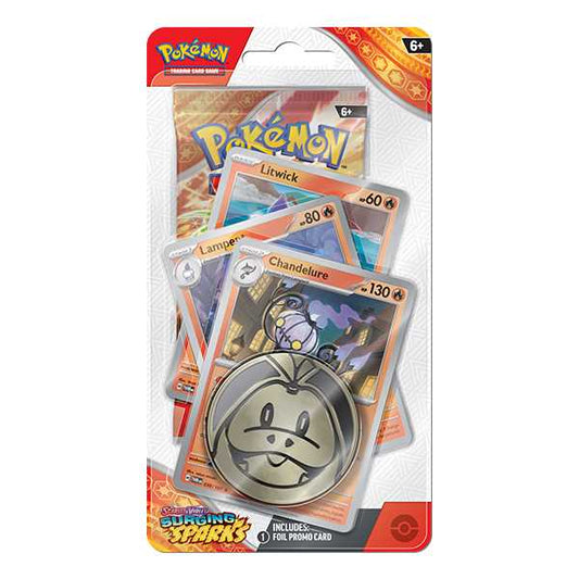 Pokemon Scarlet & Violet: Surging Sparks Blister Pack - Chandelure