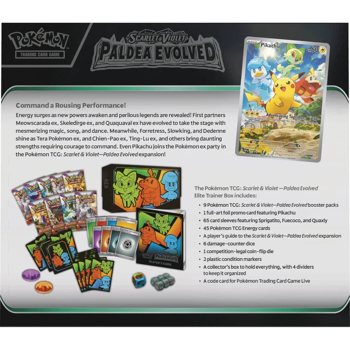 Pokemon Scarlet & Violet: Paldea Evolved Elite Trainer Box